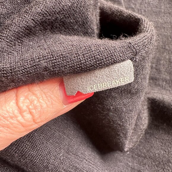 Icebreaker Merino 260 Tech Turtleneck Top Womens Size M Outdoor Gorpcore Hiking - Picture 7 of 8